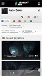 Mobile Screenshot of kaos-zukai.deviantart.com