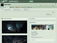 Tablet Screenshot of kaos-zukai.deviantart.com