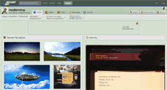 Desktop Screenshot of medienvirus.deviantart.com