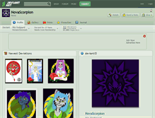 Tablet Screenshot of novascorpion.deviantart.com