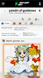 Mobile Screenshot of paladin-of-goddesses.deviantart.com