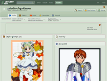 Tablet Screenshot of paladin-of-goddesses.deviantart.com