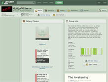 Tablet Screenshot of guildofwriters.deviantart.com