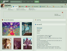 Tablet Screenshot of kariyazz.deviantart.com