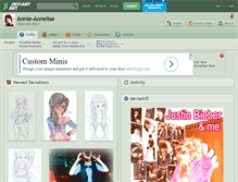 Tablet Screenshot of annie-annelise.deviantart.com