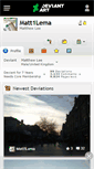 Mobile Screenshot of matt1lema.deviantart.com
