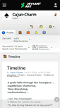 Mobile Screenshot of cajun-charm.deviantart.com