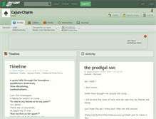 Tablet Screenshot of cajun-charm.deviantart.com