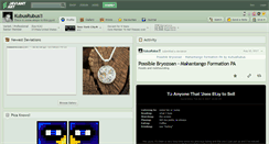 Desktop Screenshot of kubusrubus.deviantart.com