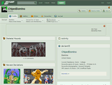 Tablet Screenshot of chipeddomino.deviantart.com