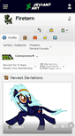 Mobile Screenshot of firetern.deviantart.com