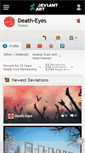 Mobile Screenshot of death-eyes.deviantart.com