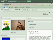 Tablet Screenshot of chibiamerica.deviantart.com