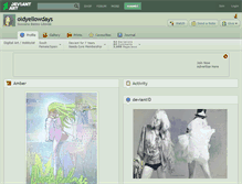 Tablet Screenshot of oldyellowdays.deviantart.com