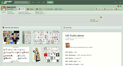 Desktop Screenshot of dmg2039.deviantart.com