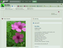 Tablet Screenshot of bio-bliss.deviantart.com