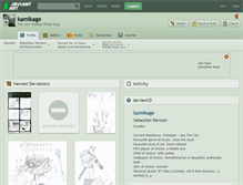 Tablet Screenshot of kamikage.deviantart.com