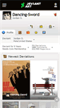 Mobile Screenshot of dancing-sword.deviantart.com