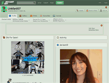 Tablet Screenshot of linkfan007.deviantart.com