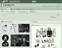 Tablet Screenshot of jeredulevenin.deviantart.com