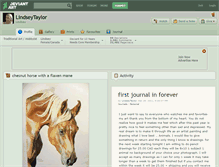 Tablet Screenshot of lindseytaylor.deviantart.com