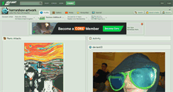 Desktop Screenshot of horrorshow-artwork.deviantart.com