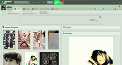 Desktop Screenshot of aliela.deviantart.com