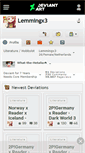Mobile Screenshot of lemmingx3.deviantart.com