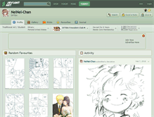 Tablet Screenshot of nelnel-chan.deviantart.com