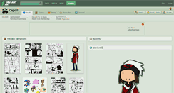 Desktop Screenshot of capori.deviantart.com