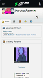 Mobile Screenshot of narutoxraven.deviantart.com
