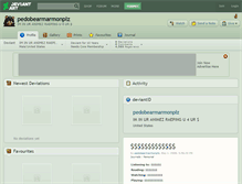 Tablet Screenshot of pedobearmarmonplz.deviantart.com