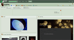 Desktop Screenshot of kingsting.deviantart.com