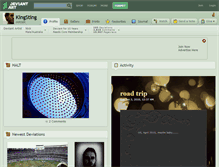 Tablet Screenshot of kingsting.deviantart.com