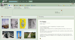 Desktop Screenshot of gumli.deviantart.com