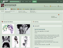Tablet Screenshot of karrot-kommando.deviantart.com
