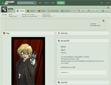 Tablet Screenshot of enra.deviantart.com