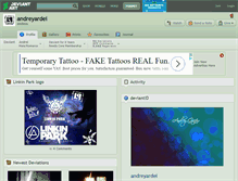 Tablet Screenshot of andreyardei.deviantart.com