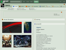Tablet Screenshot of clapano.deviantart.com