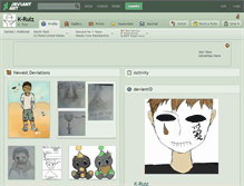 Tablet Screenshot of k-ruiz.deviantart.com