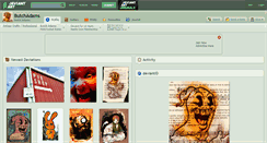 Desktop Screenshot of butchadams.deviantart.com
