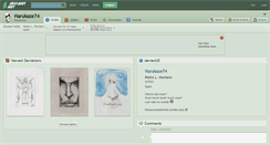 Desktop Screenshot of harukaze74.deviantart.com