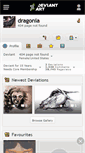 Mobile Screenshot of dragonia.deviantart.com