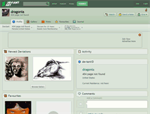 Tablet Screenshot of dragonia.deviantart.com
