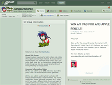 Tablet Screenshot of mangacreators.deviantart.com
