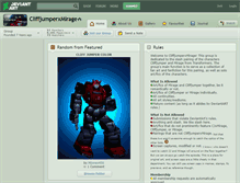Tablet Screenshot of cliffjumperxmirage.deviantart.com