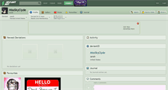 Desktop Screenshot of missskyclyde.deviantart.com