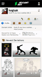 Mobile Screenshot of kegisak.deviantart.com