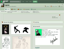 Tablet Screenshot of kegisak.deviantart.com