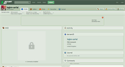 Desktop Screenshot of legion-serial.deviantart.com